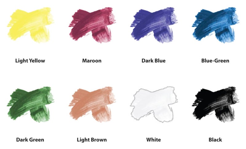 AMACO Semi-Moist Underglaze Decorating Colors Set 1 - Image 5